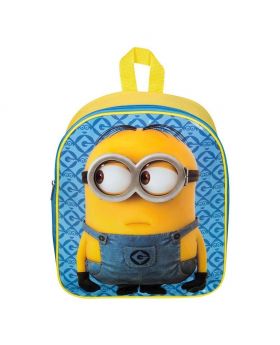 Minions Junior Yellow Polyester Backpack - 32.5x 26 x 10 cm
