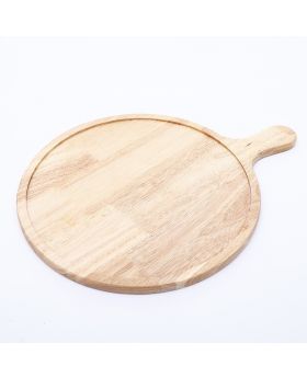 Round Head Wooden Pizza Plate 14 inch