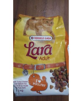 Lara Senior Cat Food 2kg with Chicken Poultry Flavor