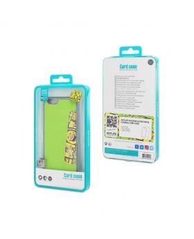 Any Life Popyface ultrathin & flexible Card Case for Iphone 6/6S (Light Green)