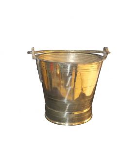 Pure Brass Metal Medium Bucket-2kg  