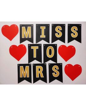 Miss to Mrs Bridal banner