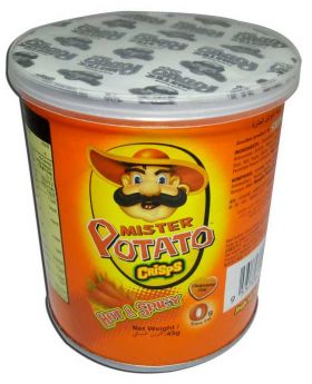 Mister Potato Crisps Original 45g Can