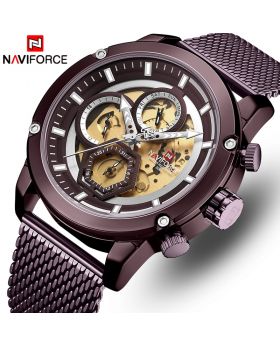 NAVIFORCE NF9160 Men's Fashion Sport Watch Black Gray
