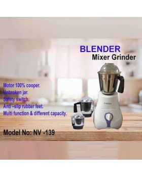 Nova 3 in 1 Blender Mixer Grinder NV-139