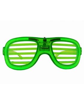Plastic Green with Light Fun Glass  