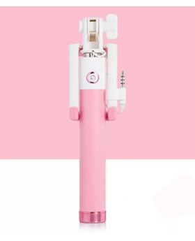 Vorson VS-CZ11 Wired Selfie Stick - Pink