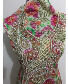 Shamu Silk Gorgeous Karchupi Work Dress for Women