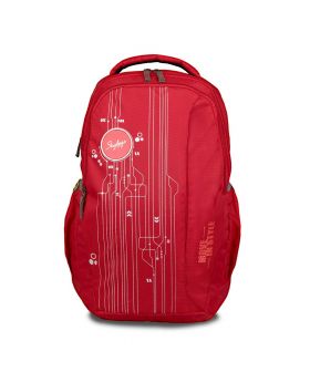Skybags 33 Ltrs Red Laptop Backpack (BPSPA2RED)