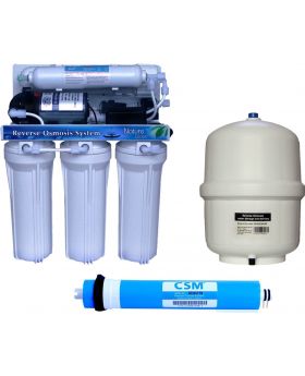 6 (Six) Stage RO water filter Wall Mount