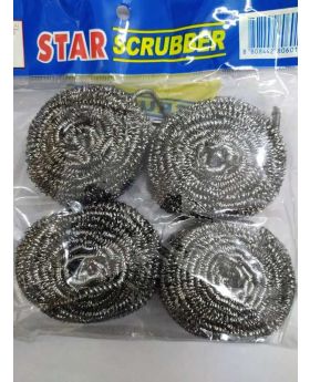 Star Dish washing Scrubber 4pcs pack
