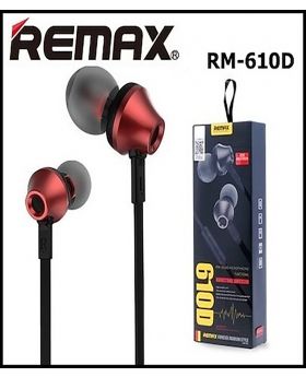 Remax RM-610D Stereo In-ear Earphone Headphone with Mic & Volume Control 