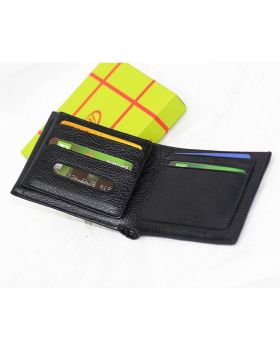 Leather Wallet For Gents Plain Finishing-Black & Chocolate Color
