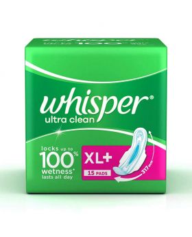 Whisper Ultra Clean XL Plus 15 Pads