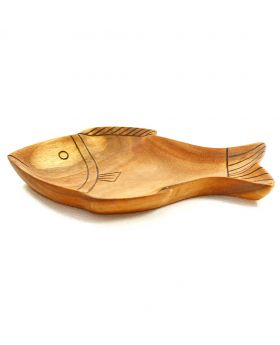 Fish Plate - Small (Burnt Design)