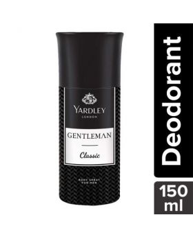 Yardley Gentleman Classic Body Spray for Men, 150ml